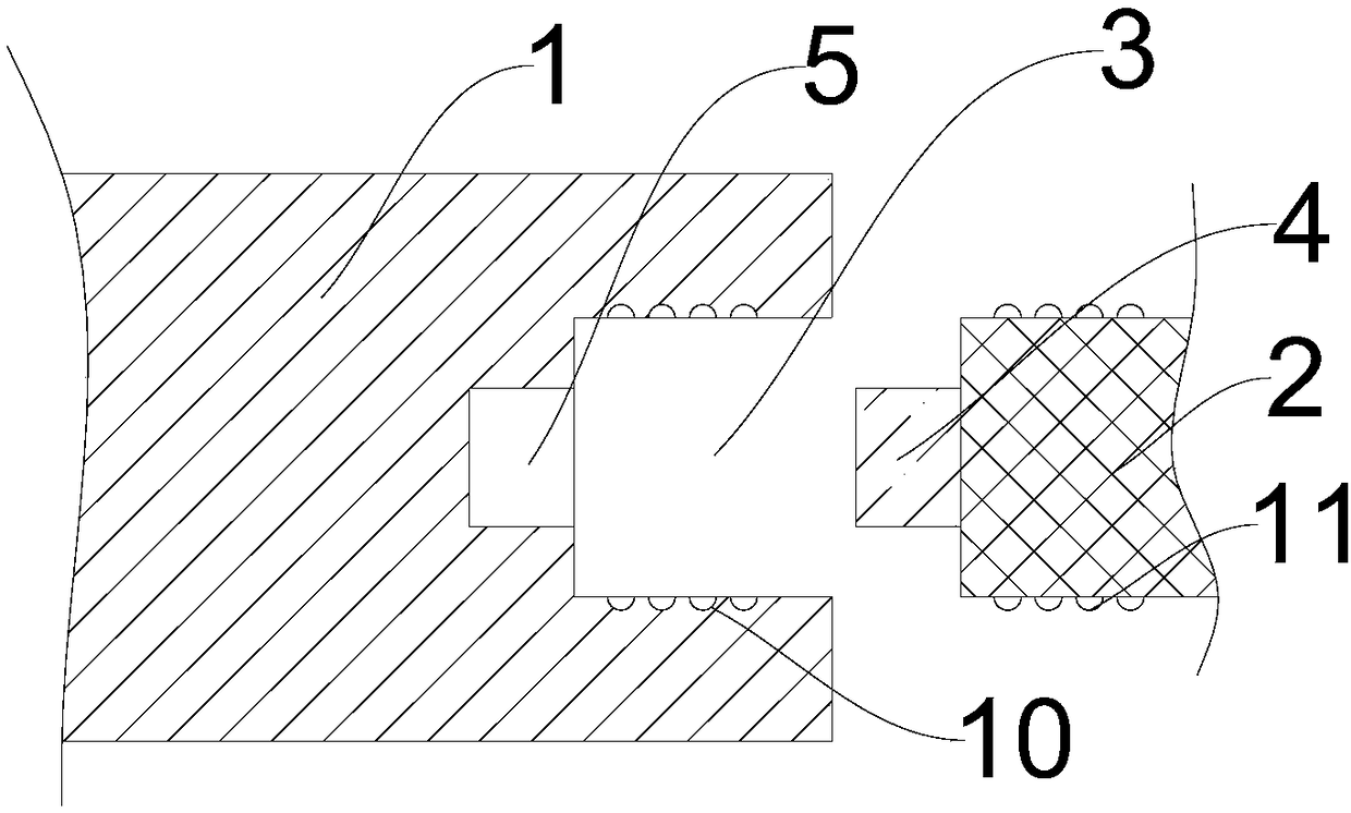 Floor connecting structure