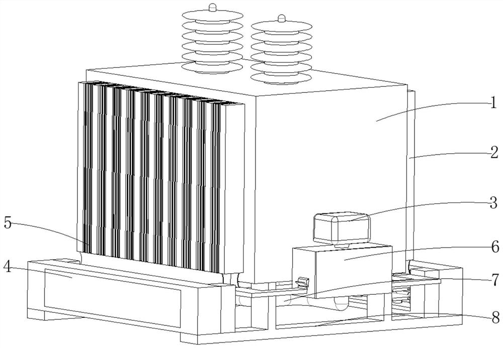 Indoor transformer with efficient heat dissipation function
