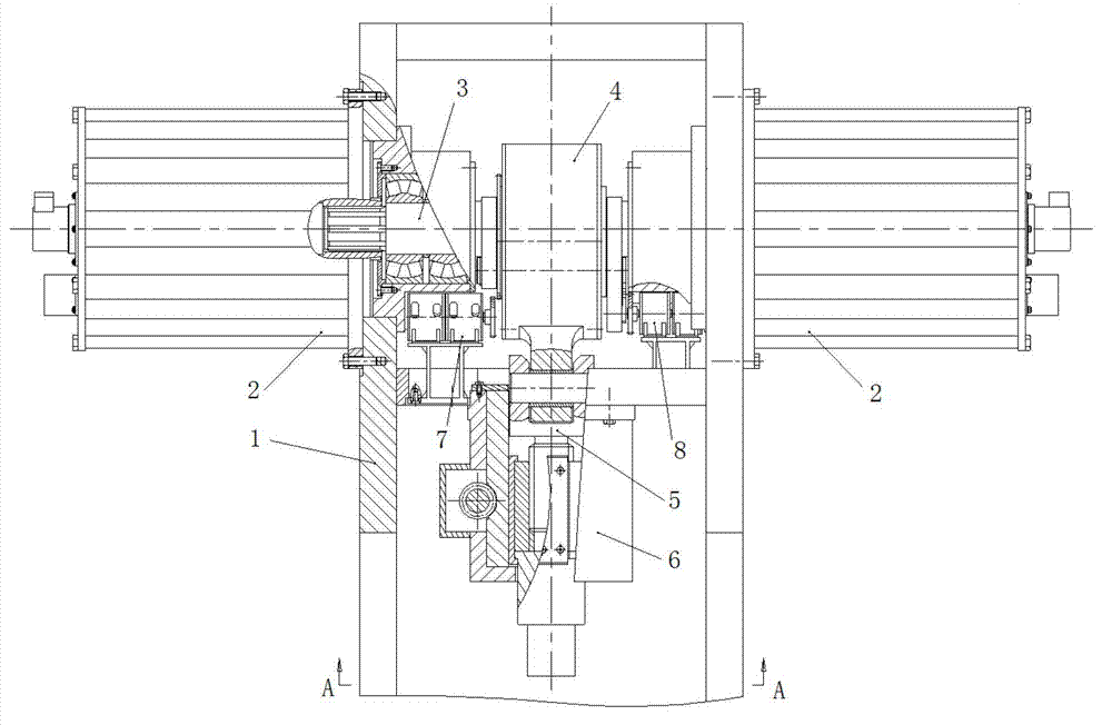 Automatic travel regulating device for pressing machine