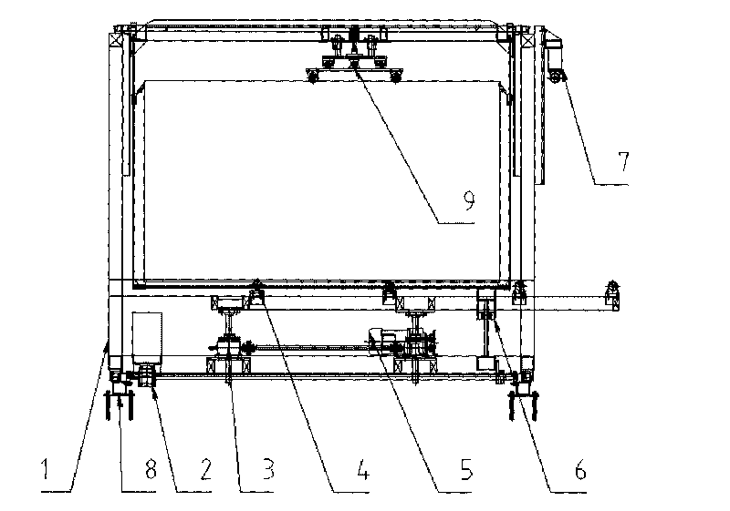 Automatic coating device for solar glass