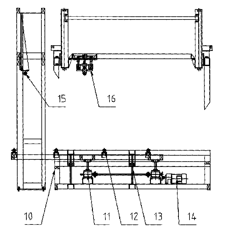 Automatic coating device for solar glass