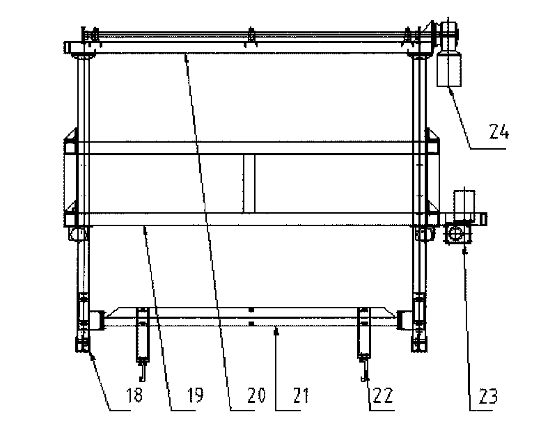 Automatic coating device for solar glass