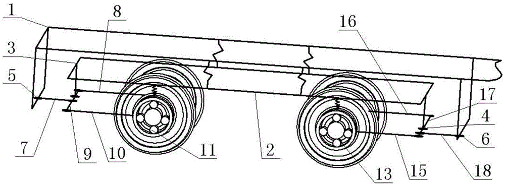 Forced guide mechanism for bogie