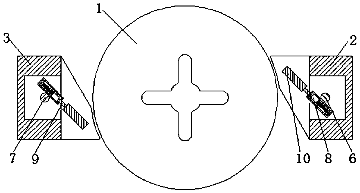 Adjustable road roller mud-scraping board based on spring force increasing principle