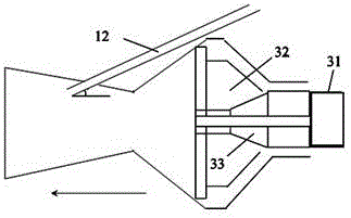 Injection pipe type membrane biological reaction device