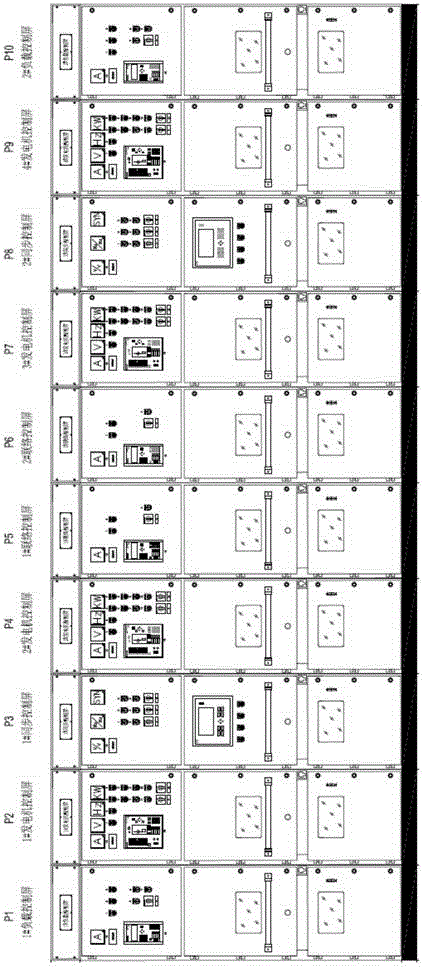 Simulation test device for ship high voltage power