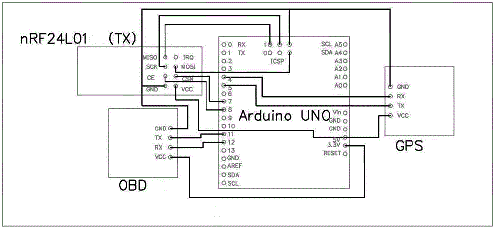 OBD-based vehicle-mounted tunnel illumination intensity measuring system