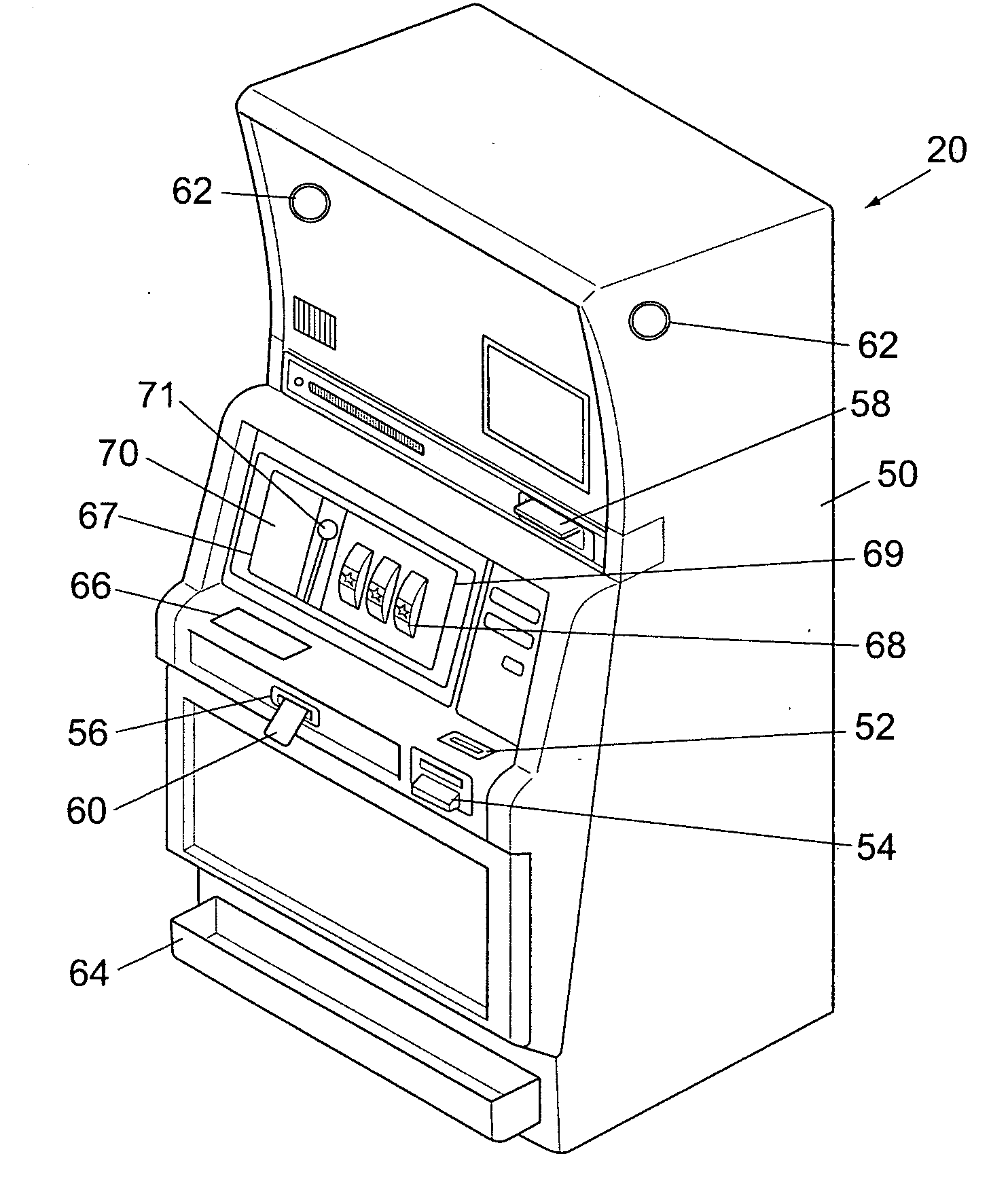 Method and apparatus for using a light valve to reduce the visibility of an object within a gaming apparatus
