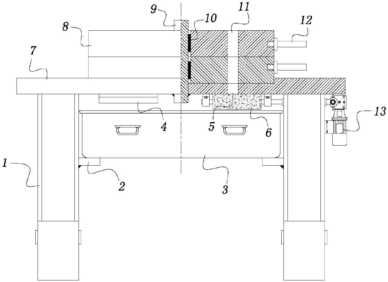 Band saw grinding butting device