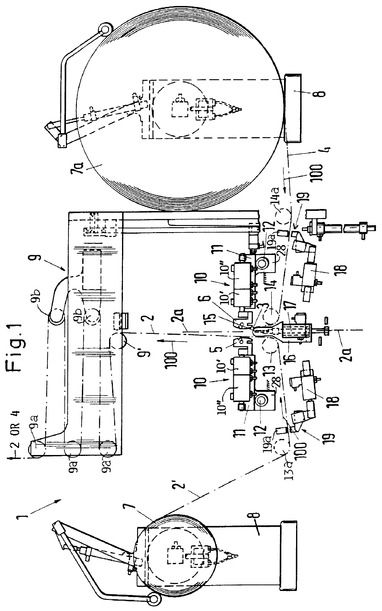 Apparatus for joining ends of material webs to each other