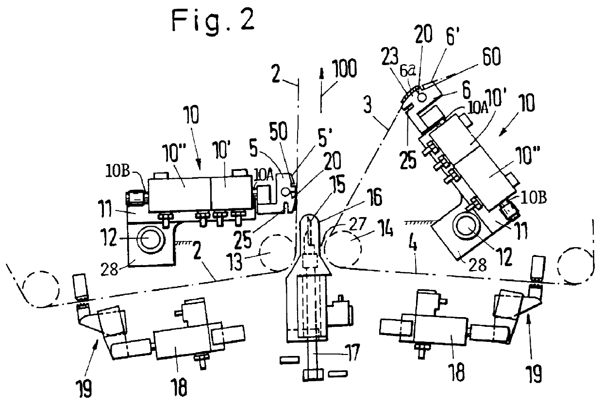 Apparatus for joining ends of material webs to each other