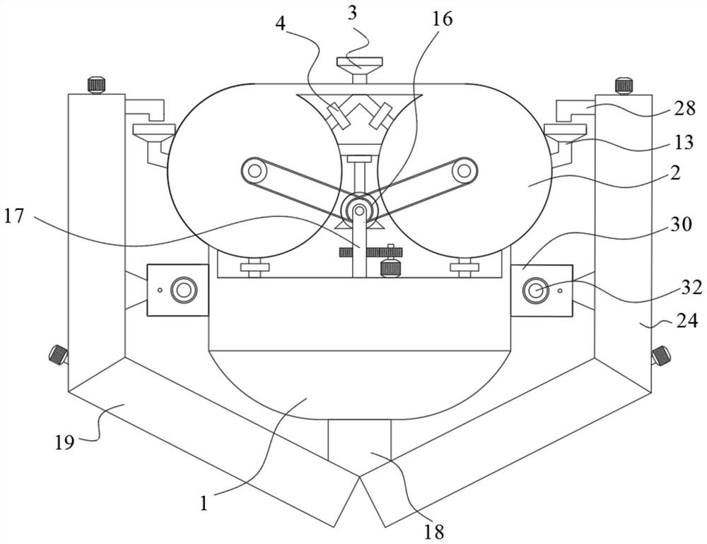 Crushed material stirring equipment for deep processing of agricultural products