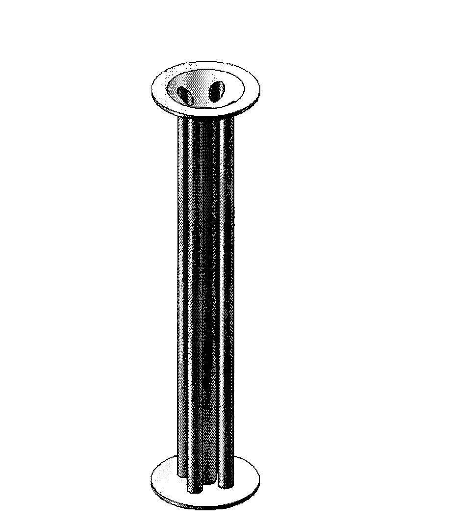 Application method of loop slurry reactor adopting novel filtration module