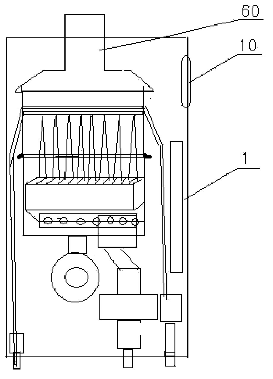 Gas water heater with CH4, CO and fire monitoring device and alarm function