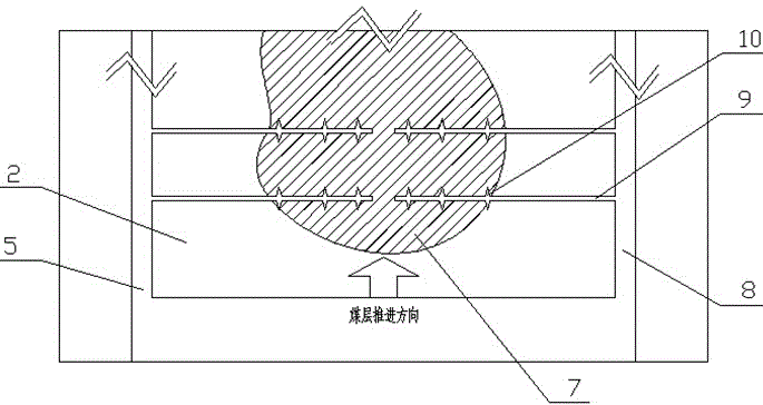 Horizontal fragmentation hydrofracturing chemical modification method for lamprophyres in thick coal seam