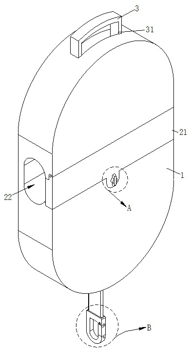 Overhead cable auxiliary overhaul device used for electric power overhaul