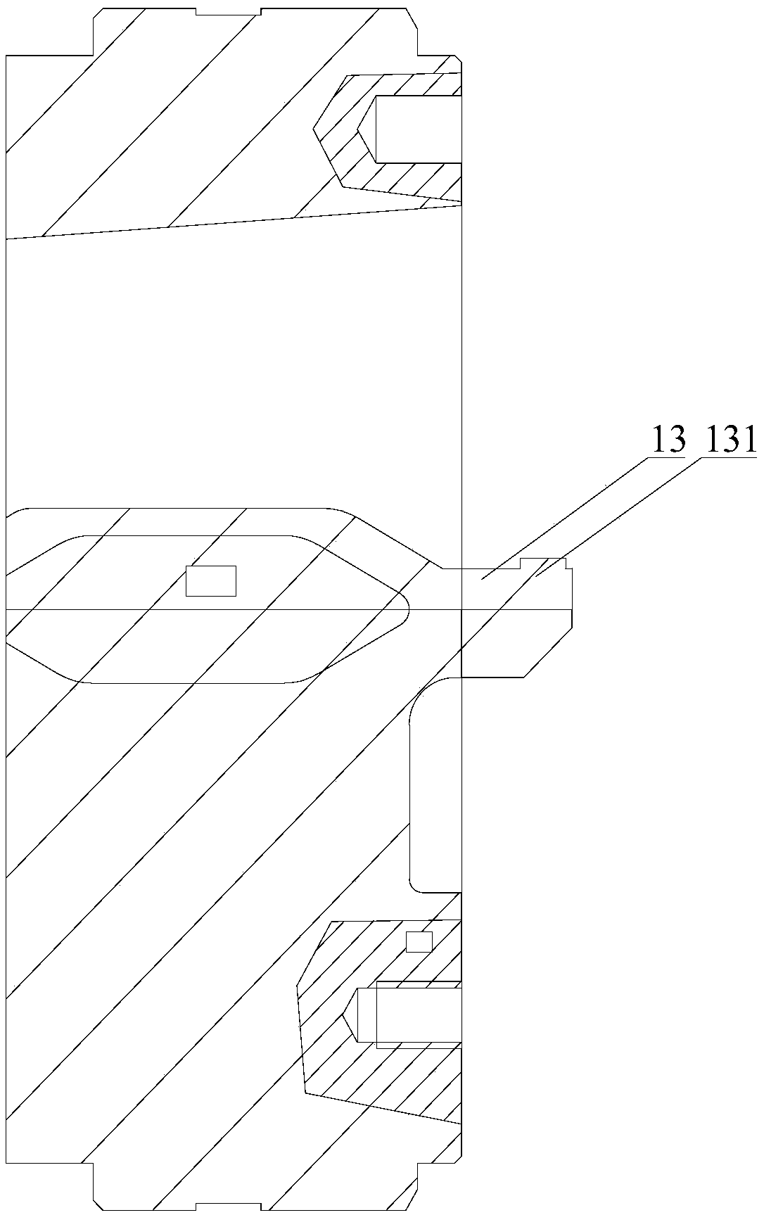 Aluminum alloy extrusion die for pre-running mould