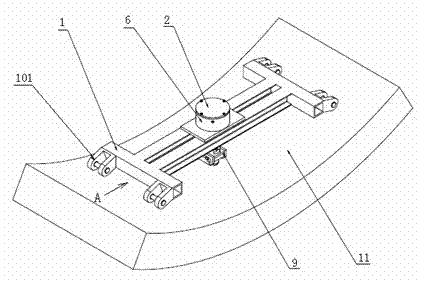 Manual grasping device for large-diameter tunnel segments