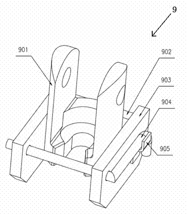 Manual grasping device for large-diameter tunnel segments