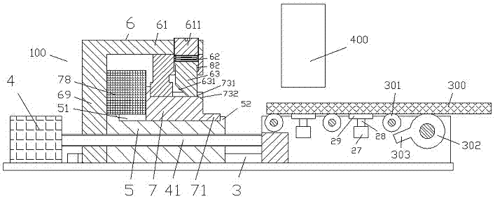 A workbench device with a suction cup device for plate processing and its use method