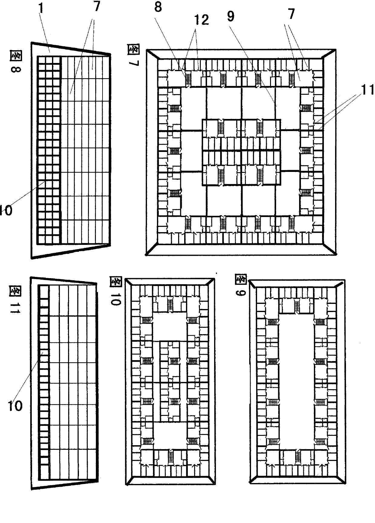 Construction technology for prefabricated caisson-type marine city, airport, wharf and ocean law enforcement device