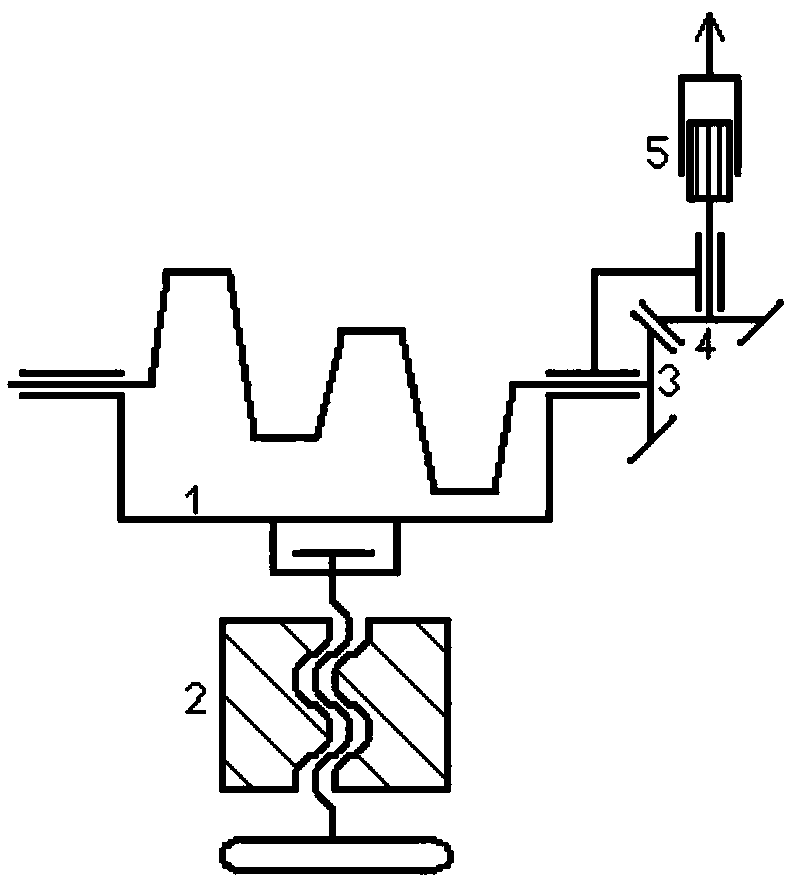 Internal combustion engine of spline output of variable compression ratio