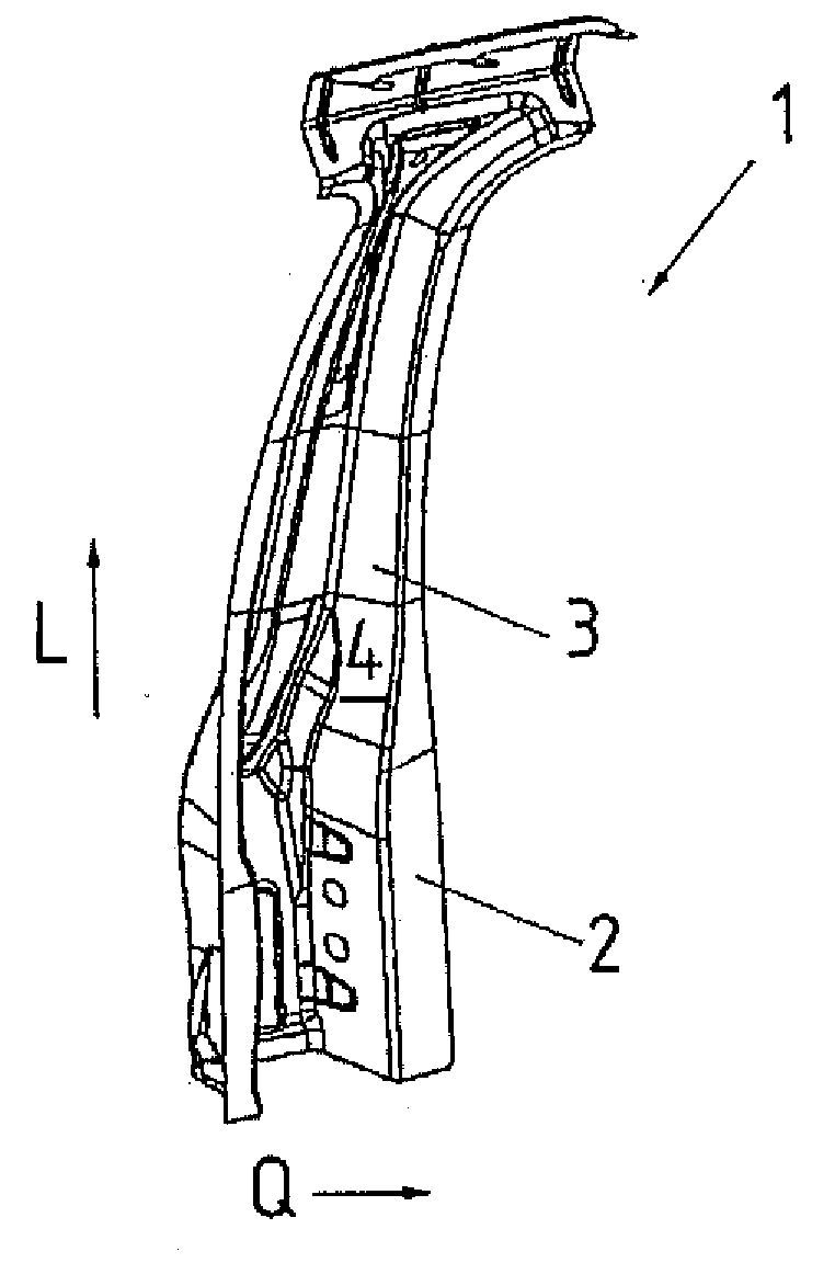 Motor vehicle structure, and method of making a motor vehicle structure