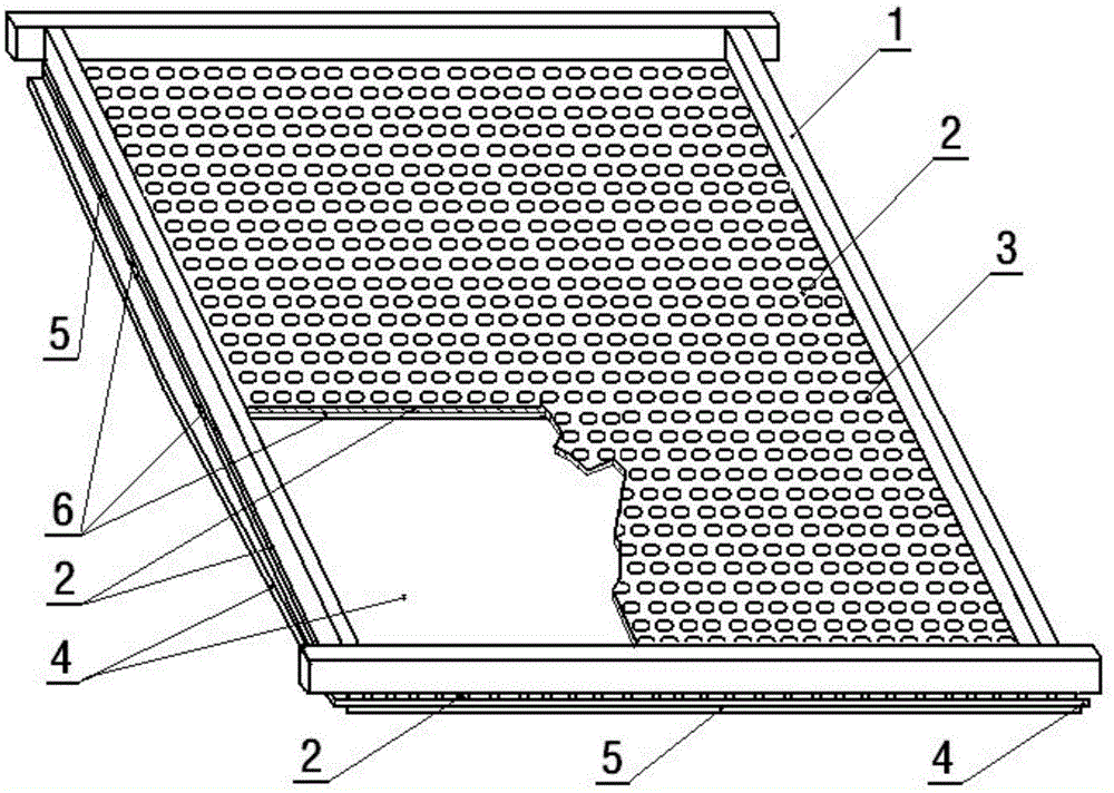 A kind of silkworm rearing grid