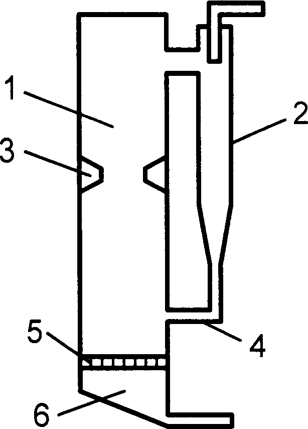 Combined circulating fluid bed boiler
