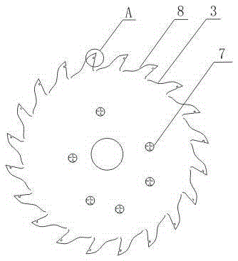 Machining tool for artificial floors