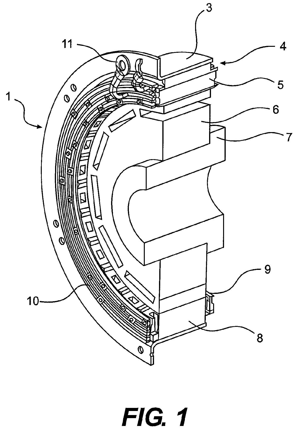 Power distribution unit for rotary electric machine with linear conductor connecting ring having terminal section with axially extending hole for connecting stator coil, and method for assembling rotary electric machine