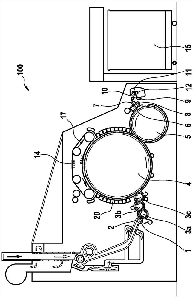 Method and textile machine for automatically setting and maintaining a defined distance between a rotatably mounted cylinder and a further component