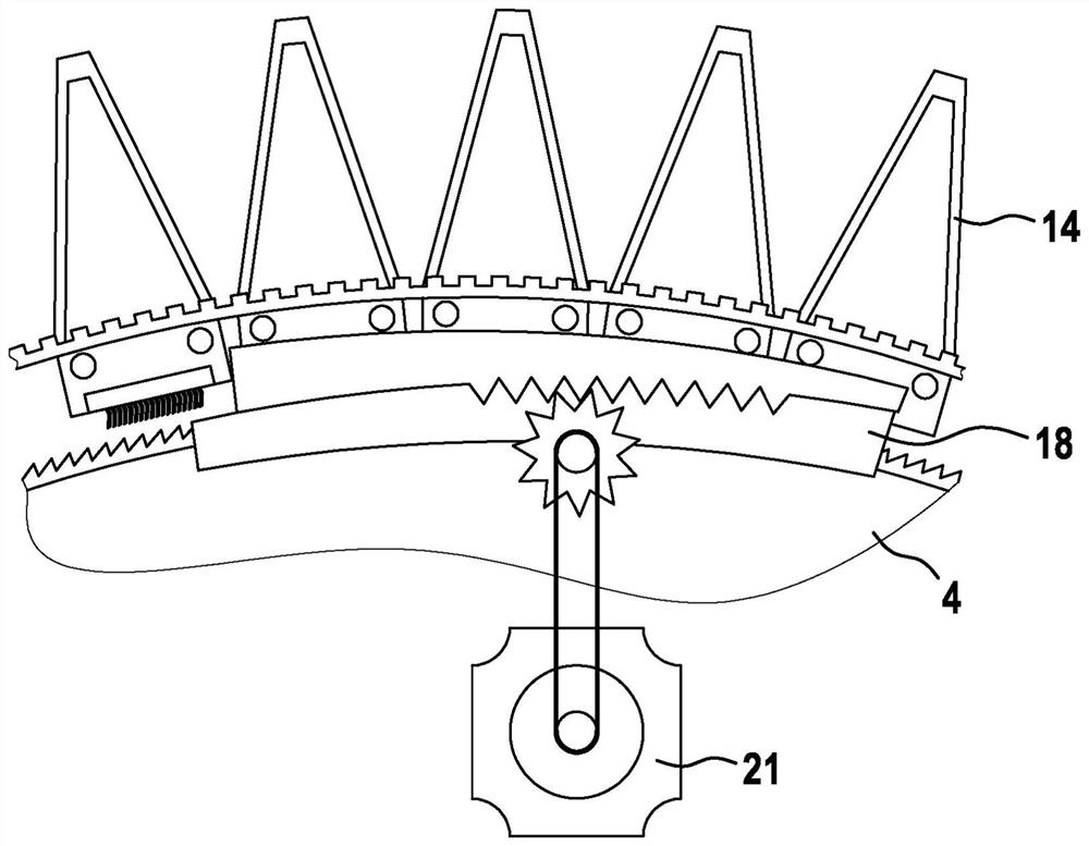 Method and textile machine for automatically setting and maintaining a defined distance between a rotatably mounted cylinder and a further component