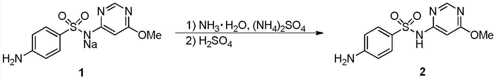 A kind of preparation method of sulfa-6-methoxypyrimidine