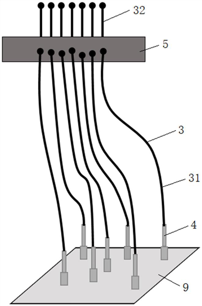 Coaxial self-aiming spectral measurement system and measurement method