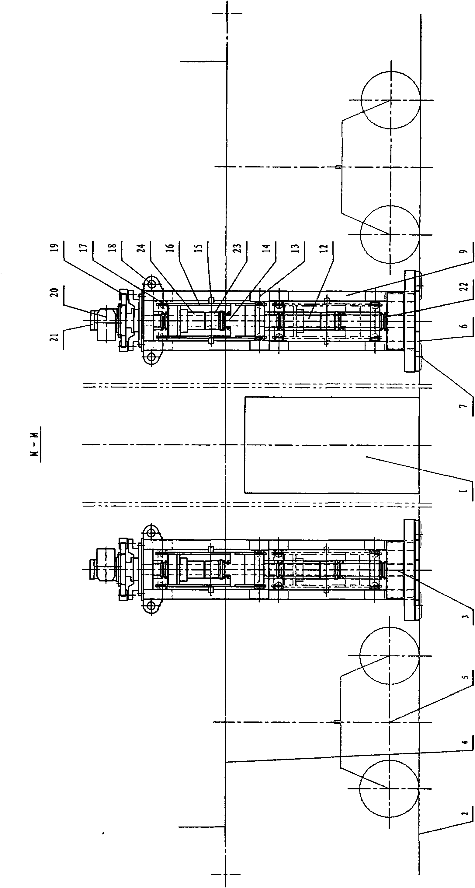 Elastic support mobile car lifter