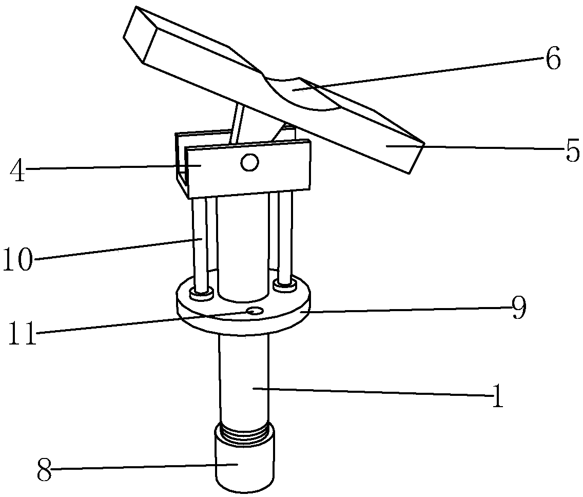 A support device for repairing and protecting a wooden gallery bridge