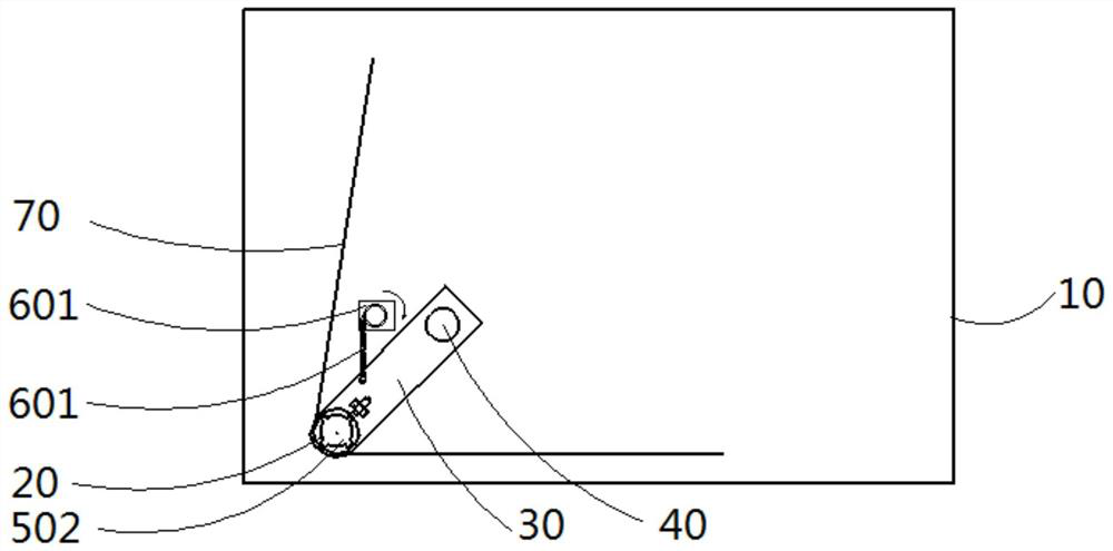 Circulation filter belt detection and adjustment device