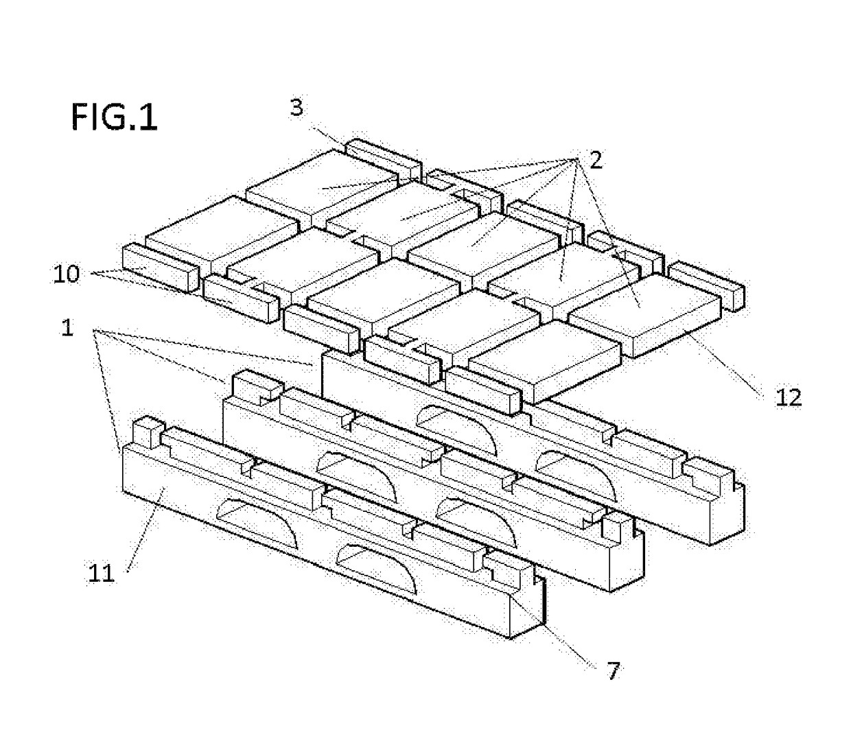 Dismantlable self-assembly structure