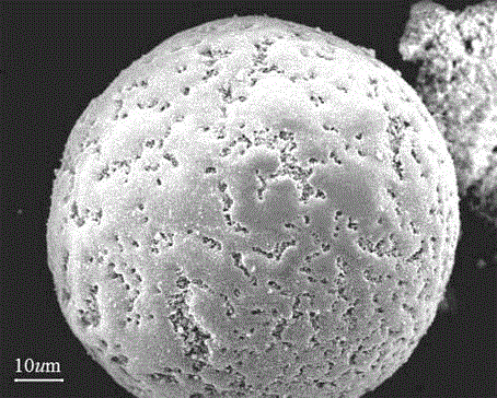 Nanostructured cerium-doped lanthanum zirconate spherical powder for thermal spraying and preparation method thereof