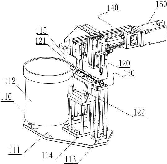 Multi-workstation nut clamping and conveying device