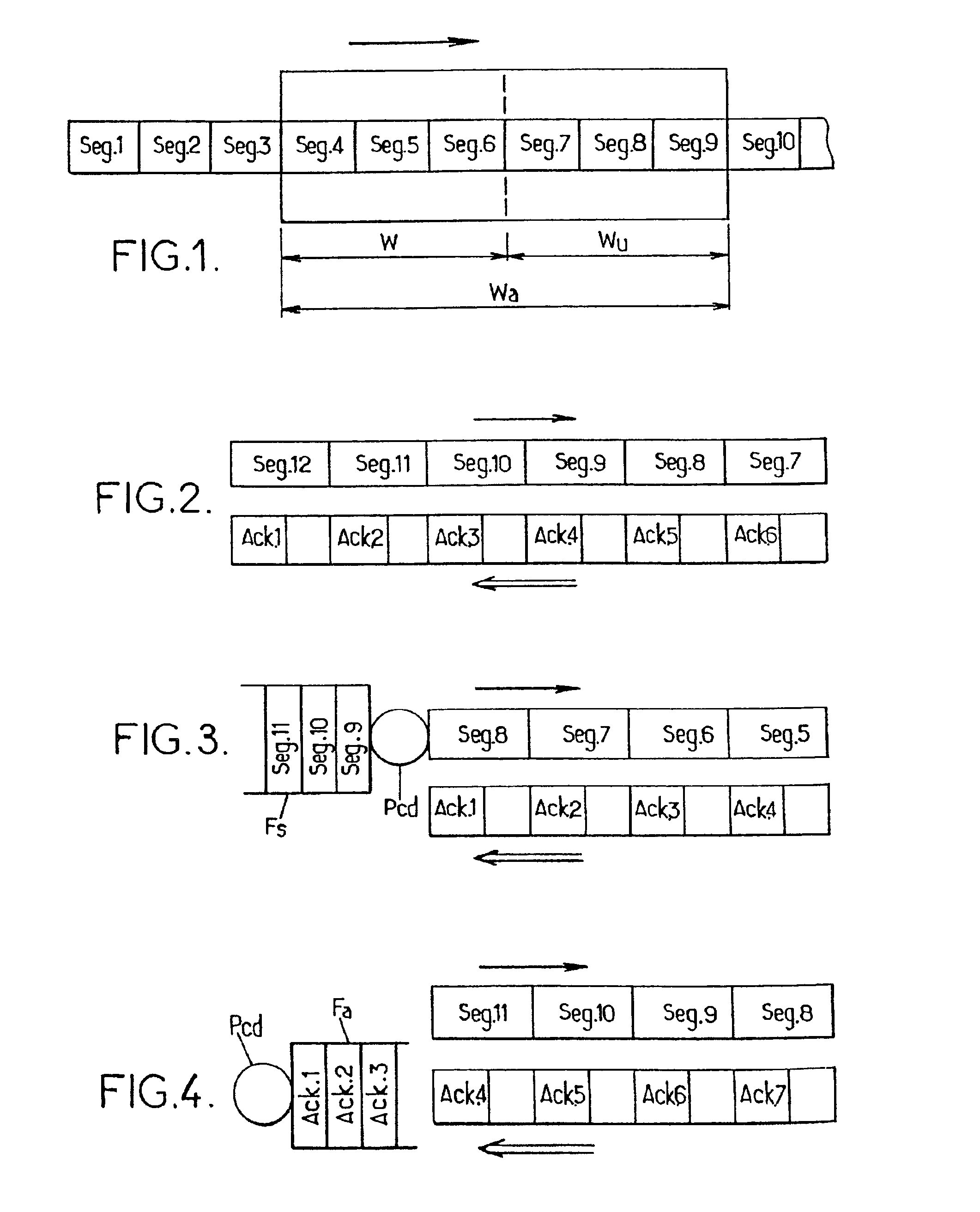 Method and unit for controlling the flow of a TCP connection on a flow controlled network