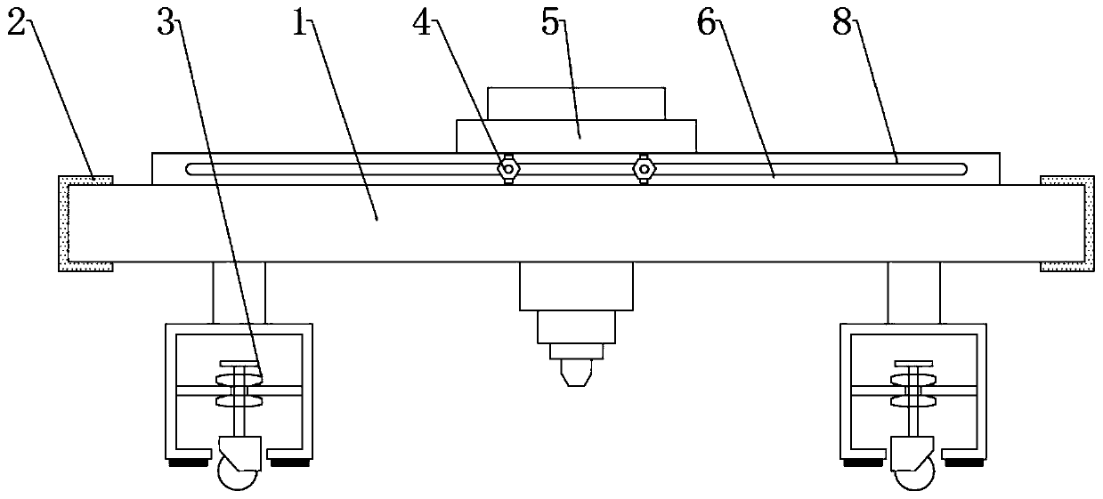 Artificial intelligence type highway engineering pavement detection device and detection method