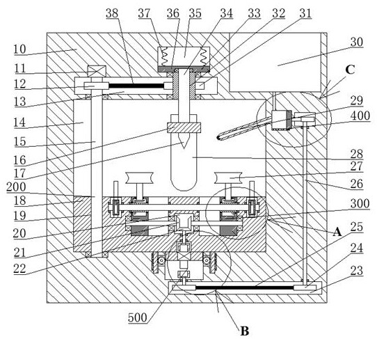 A hot-melt drilling device for air-conditioning piping