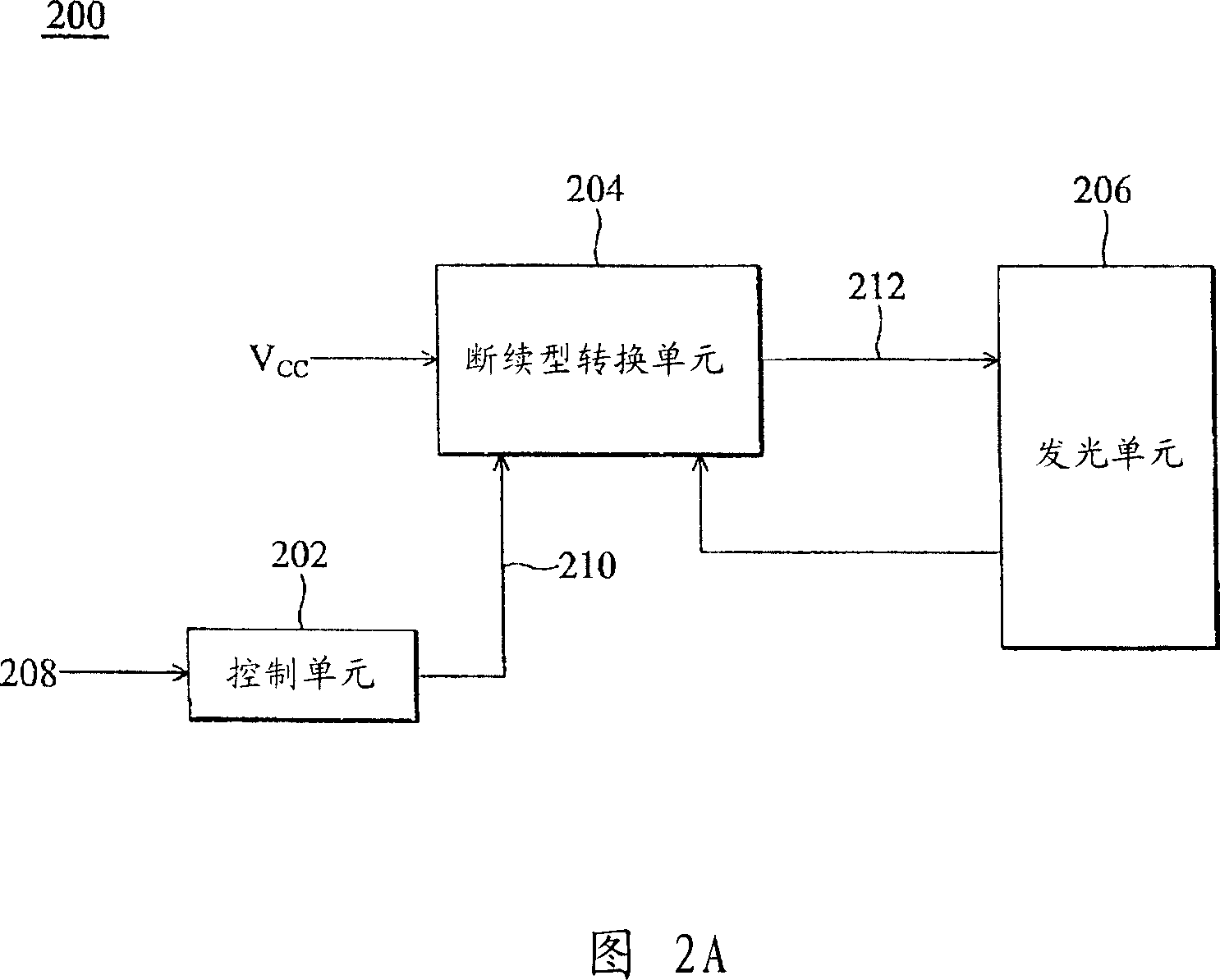 Luminescent device and method for controlling luminescent unit