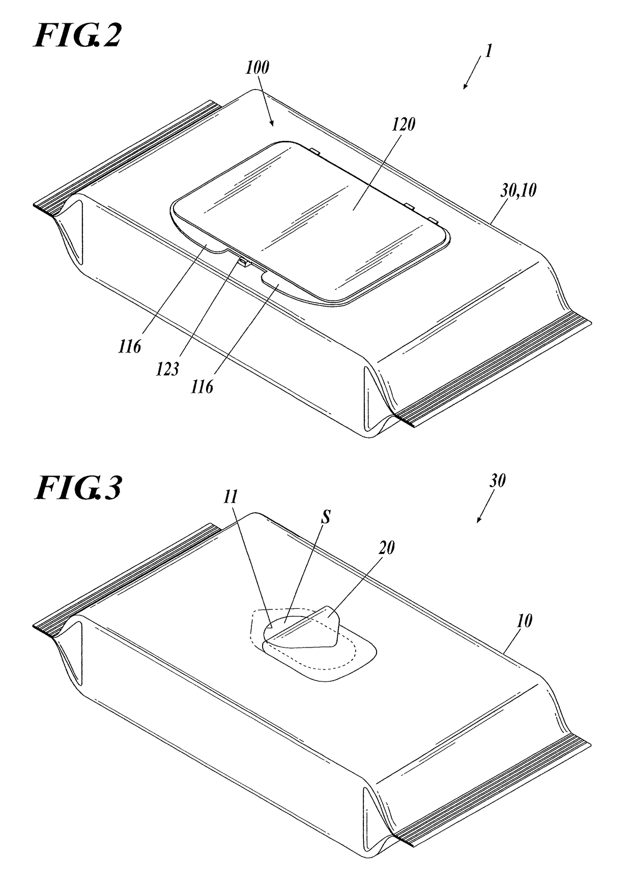 Lid body for wet wipes package and wet wipes package