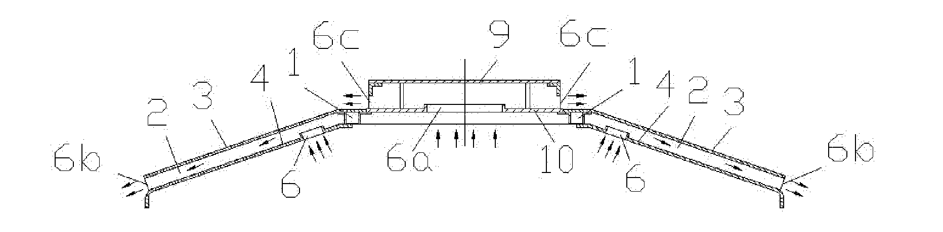 Double-layer top layer of shunting locomotive