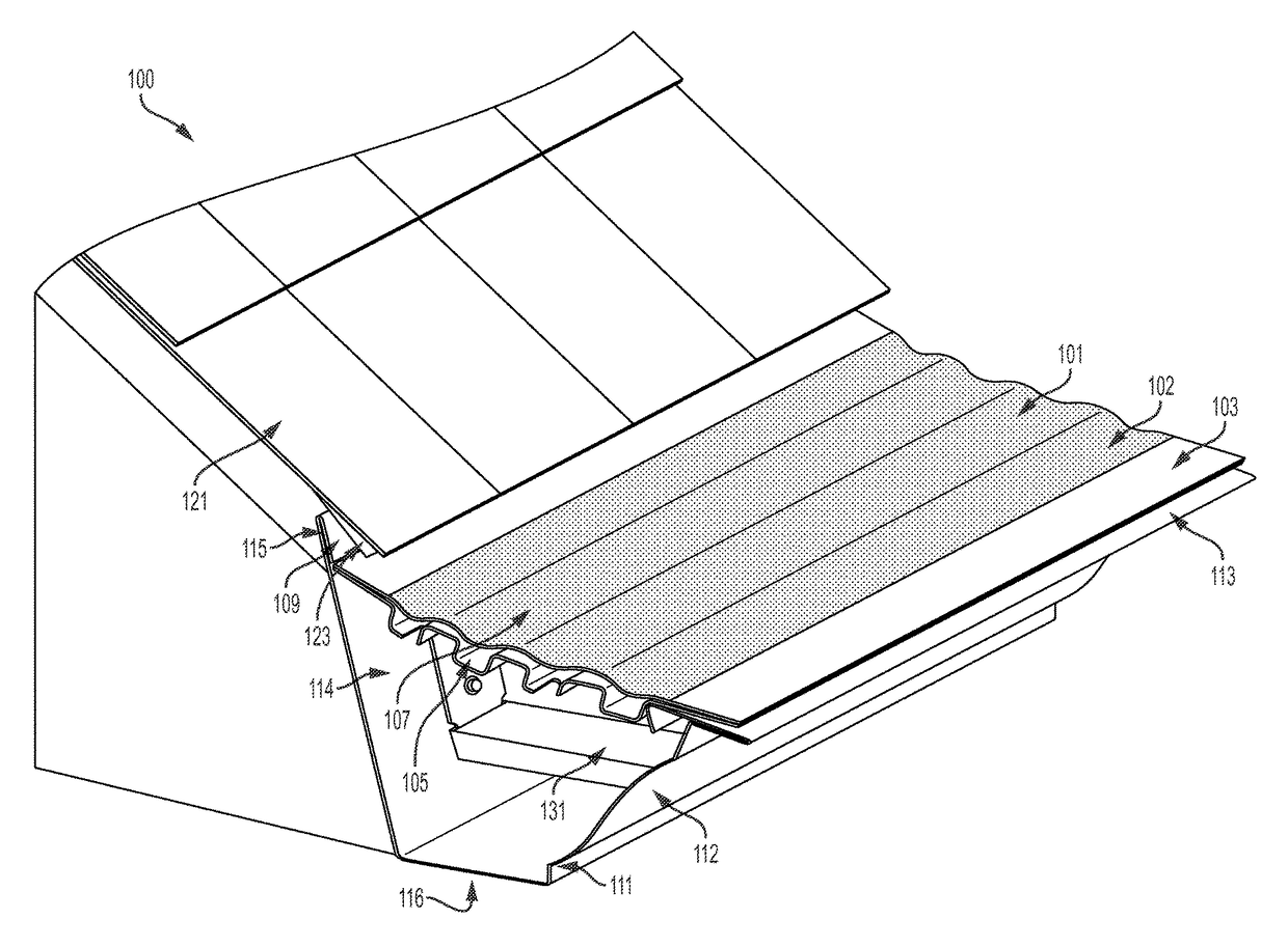 Rain gutter system