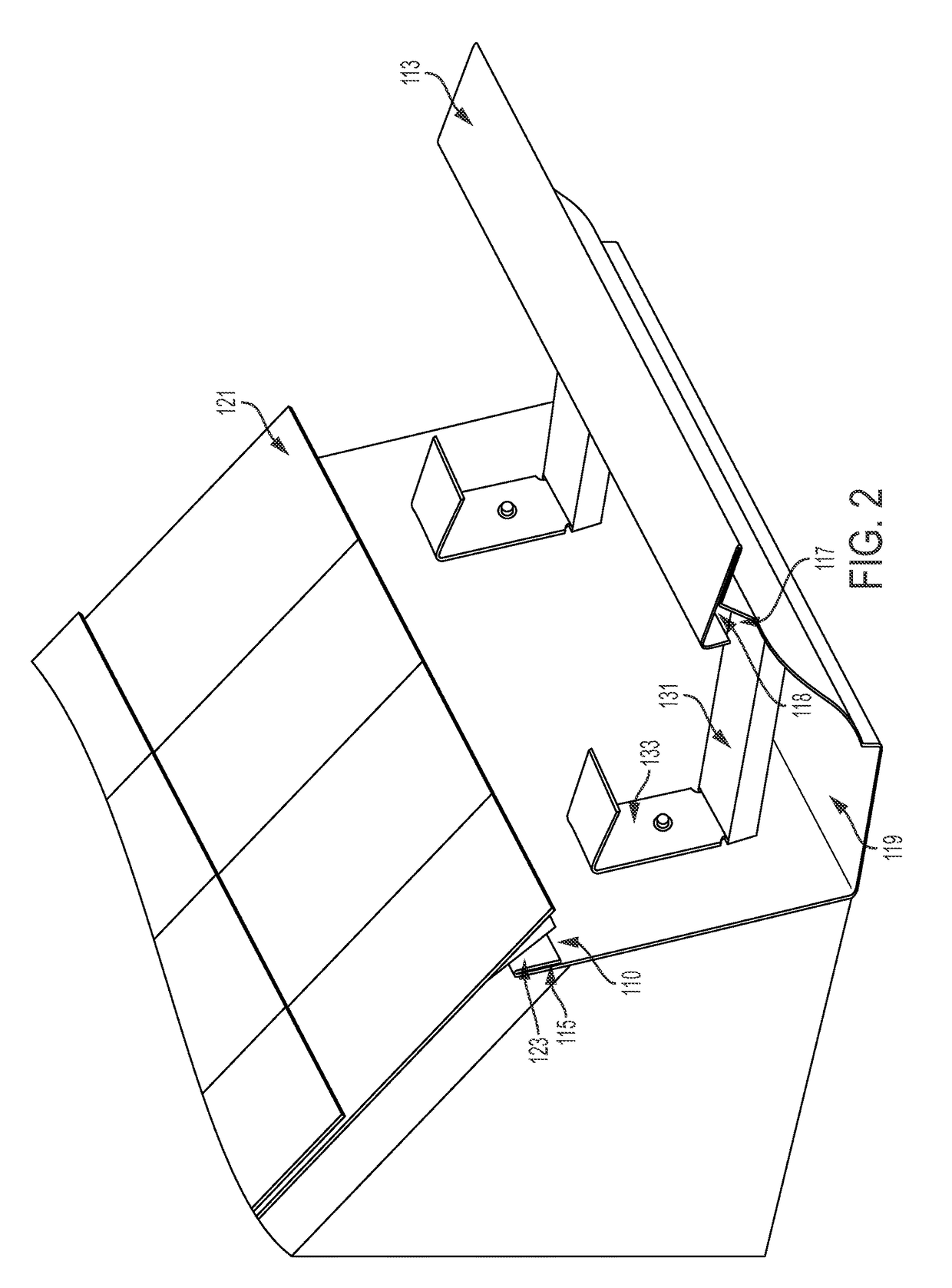 Rain gutter system