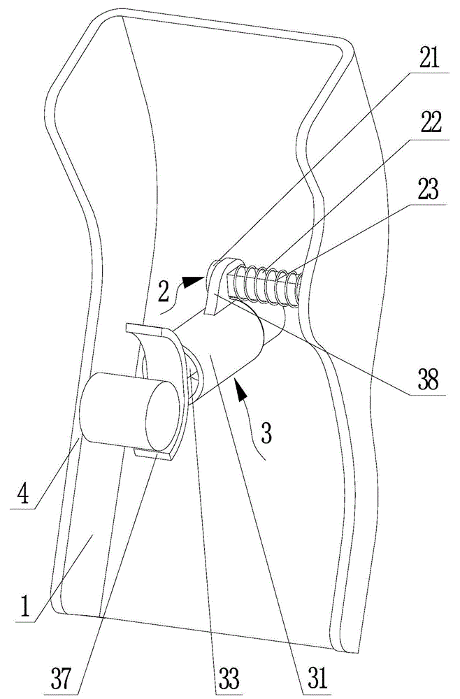 Resilience mechanism of clutch pedal